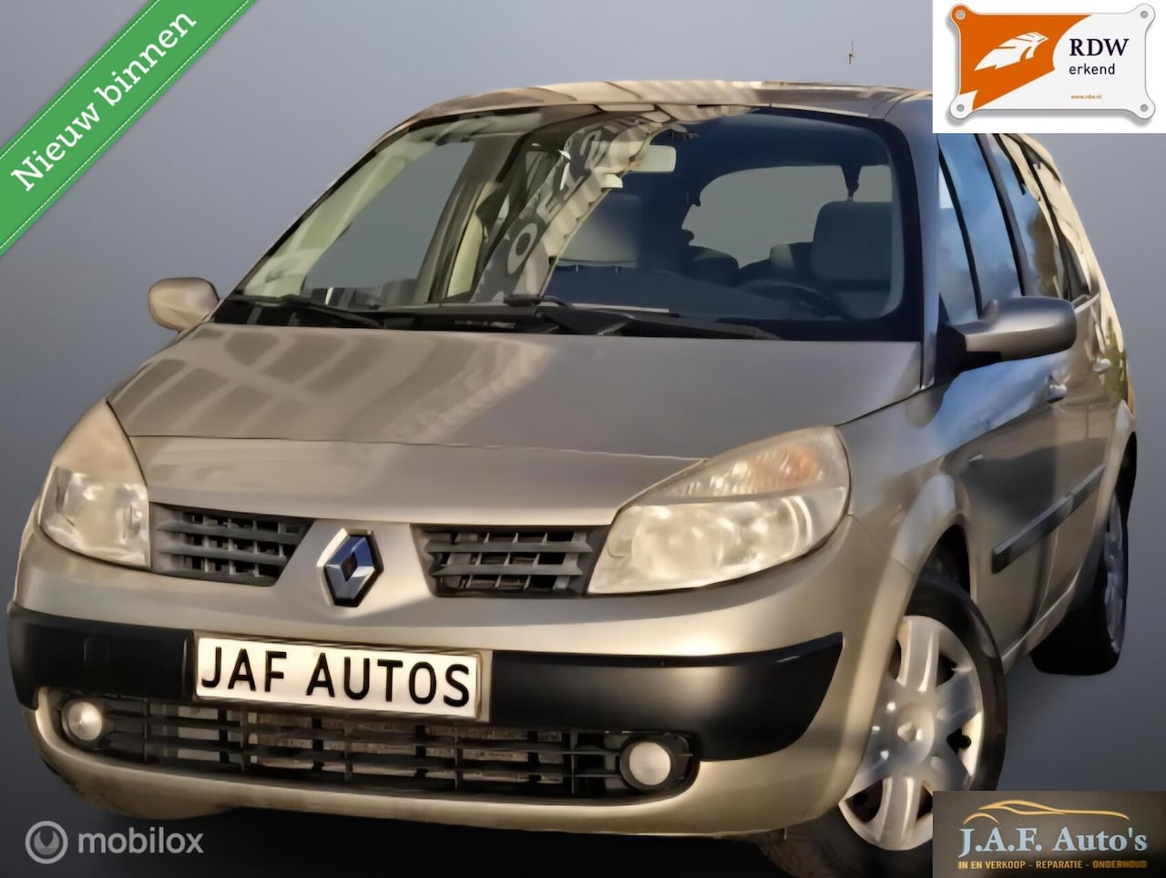 Renault Grand Scénic - 2.0 7pers Airco cruise Nw APK+Koppelin - AutoWereld.nl