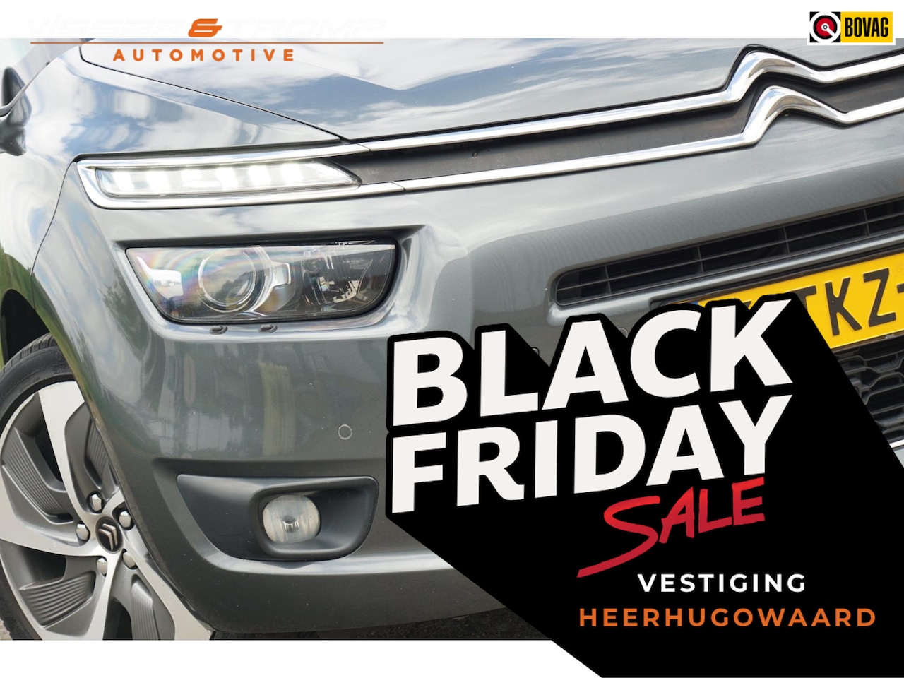 Citroën Grand C4 Picasso - THP 7P Exclusive - Gris Platinium - Chique! - AutoWereld.nl