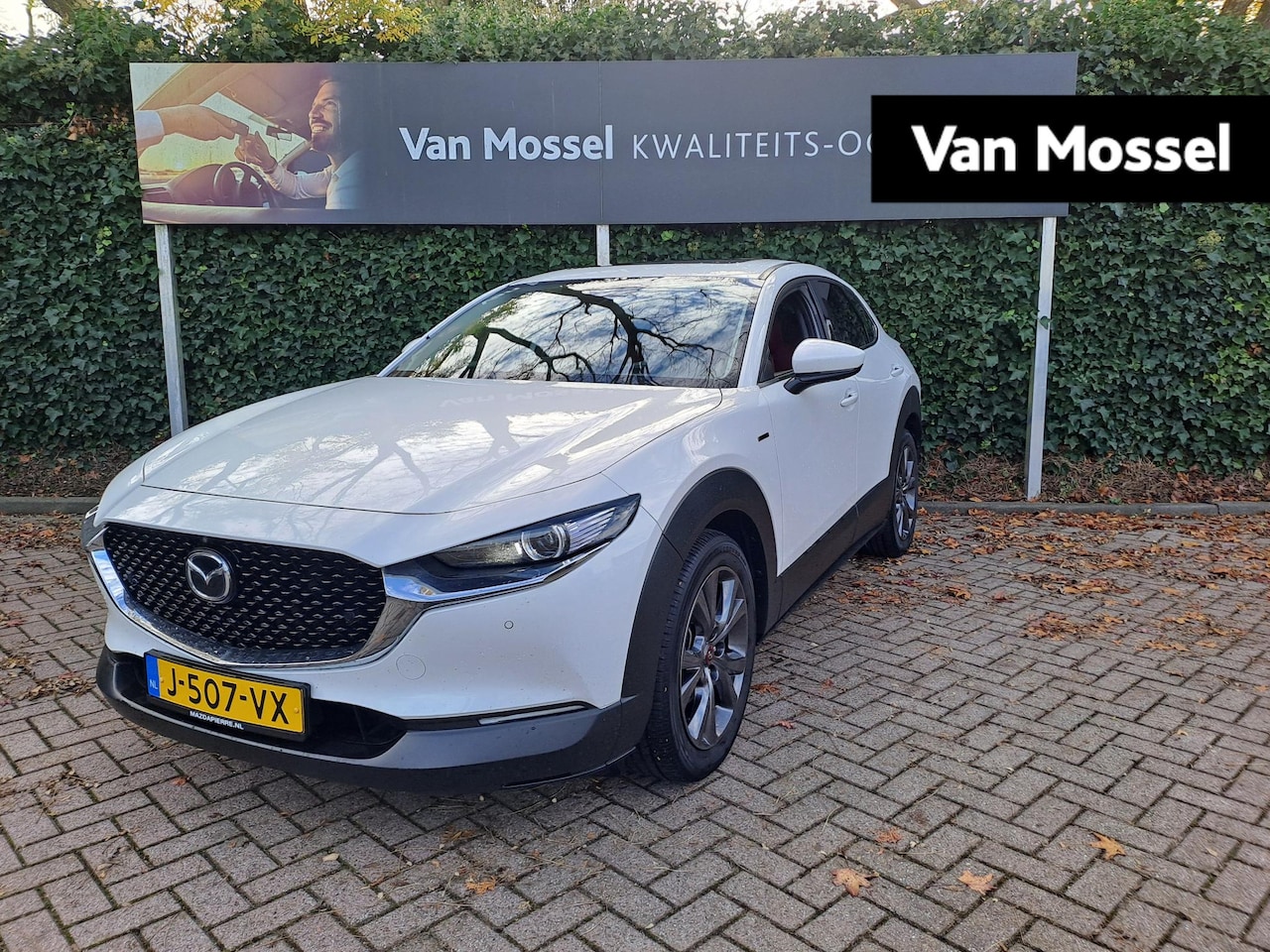 Mazda CX-30 - 2.0 e-SkyActiv-X M Hybrid100th Anniversary Ed. | AUTOMAAT | LEER | SCHUIFDAK | 360 CAMERA - AutoWereld.nl