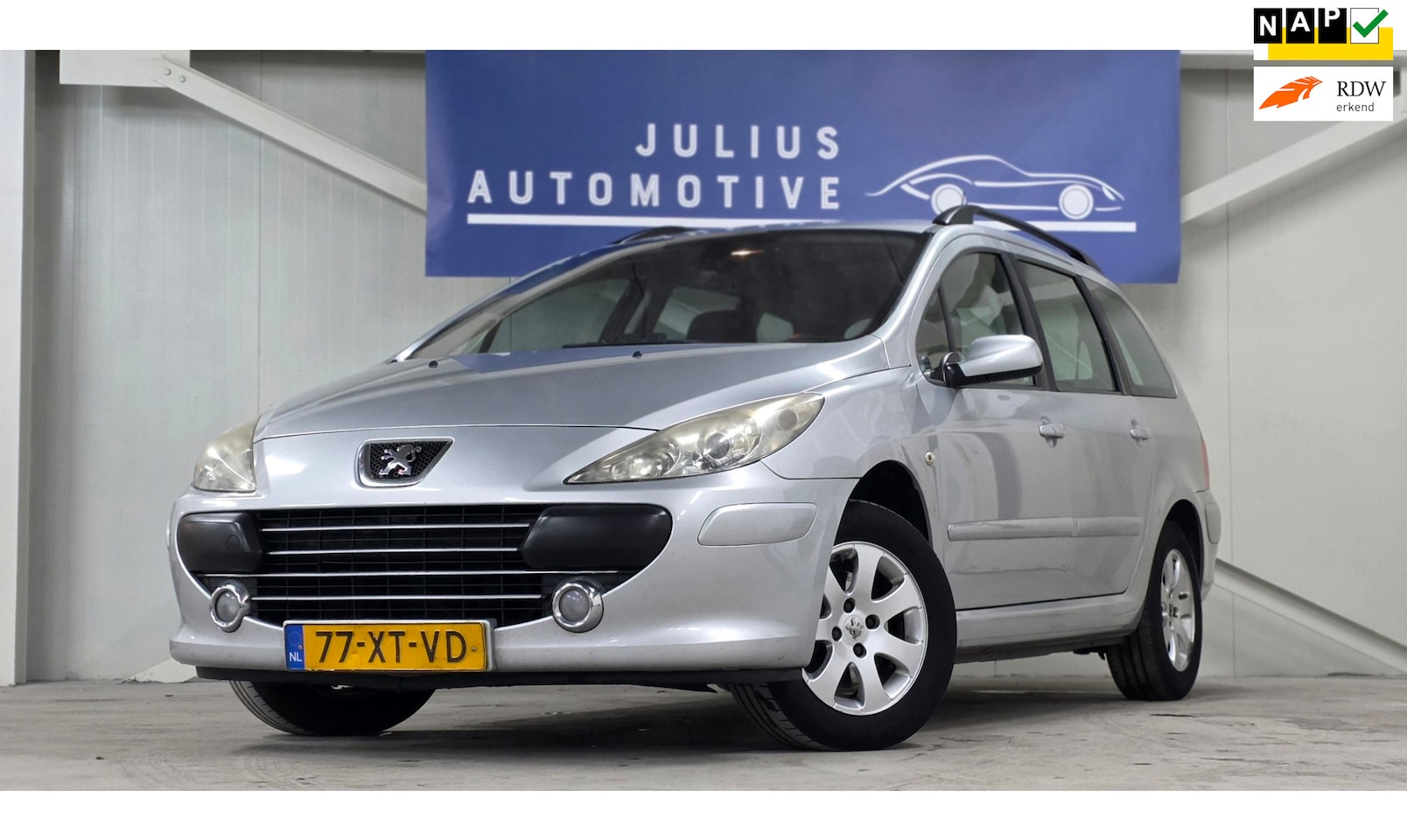 Peugeot 307 Break - 1.6 HDiF Premium Clima Android Nieuwe APK Mooi! - AutoWereld.nl