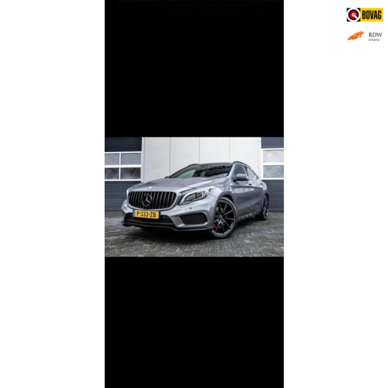 Mercedes-Benz GLA-Klasse - AMG 45 4MATIC Performance/Schaalstoelen/Led/Xenon/Metalic Grey/Panorama - AutoWereld.nl