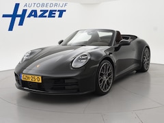 Porsche 911 Cabrio - 3.0 CARRERA EXCLUSIVE MANUFAKTUR DARK OLIVE + CLUBLEDER EXCLUSIEF TRUFFEL BRUIN