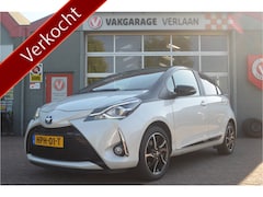 Toyota Yaris - 1.5 VVT-i Dynamic 12 mnd. gar. pano, two-tone, boekjes, als nieuw 16 inch velgen, camera,