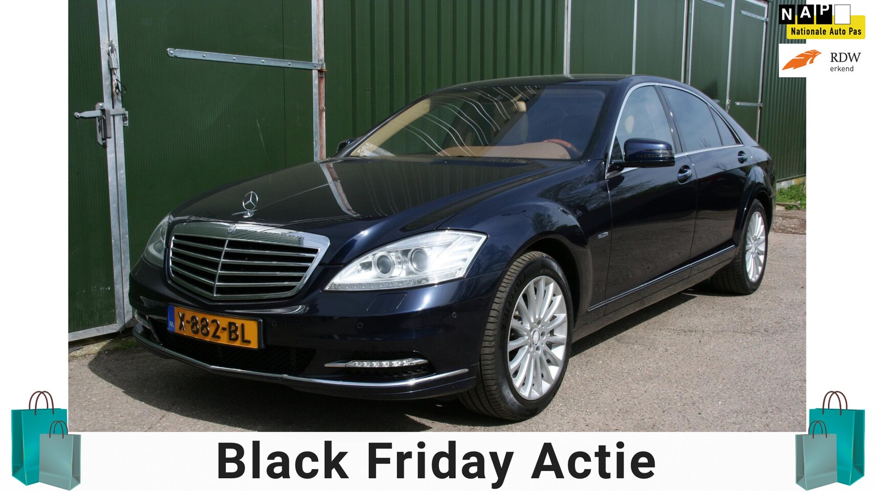 Mercedes-Benz S-klasse - 500 Lang Prestige Plus 500 Lang Prestige Plus, 1e EIGENAAR, DEALER ONDERHOUDEN - AutoWereld.nl
