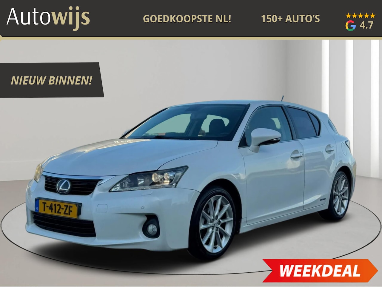 Lexus CT 200h - Business Line Pro|XENON|CAMERA|GOED ONDERHOUDEN|LM-VELG - AutoWereld.nl