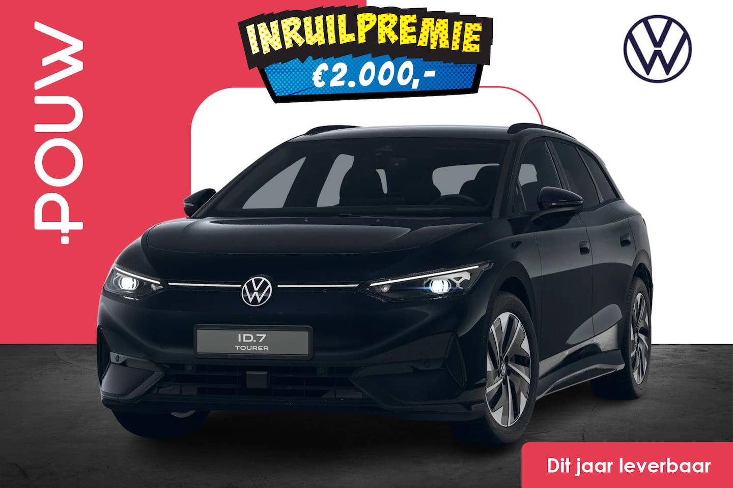 Volkswagen ID.7 Tourer - 286pk Pro Limited Edition 77 kWh | Black Edition Pakket - AutoWereld.nl