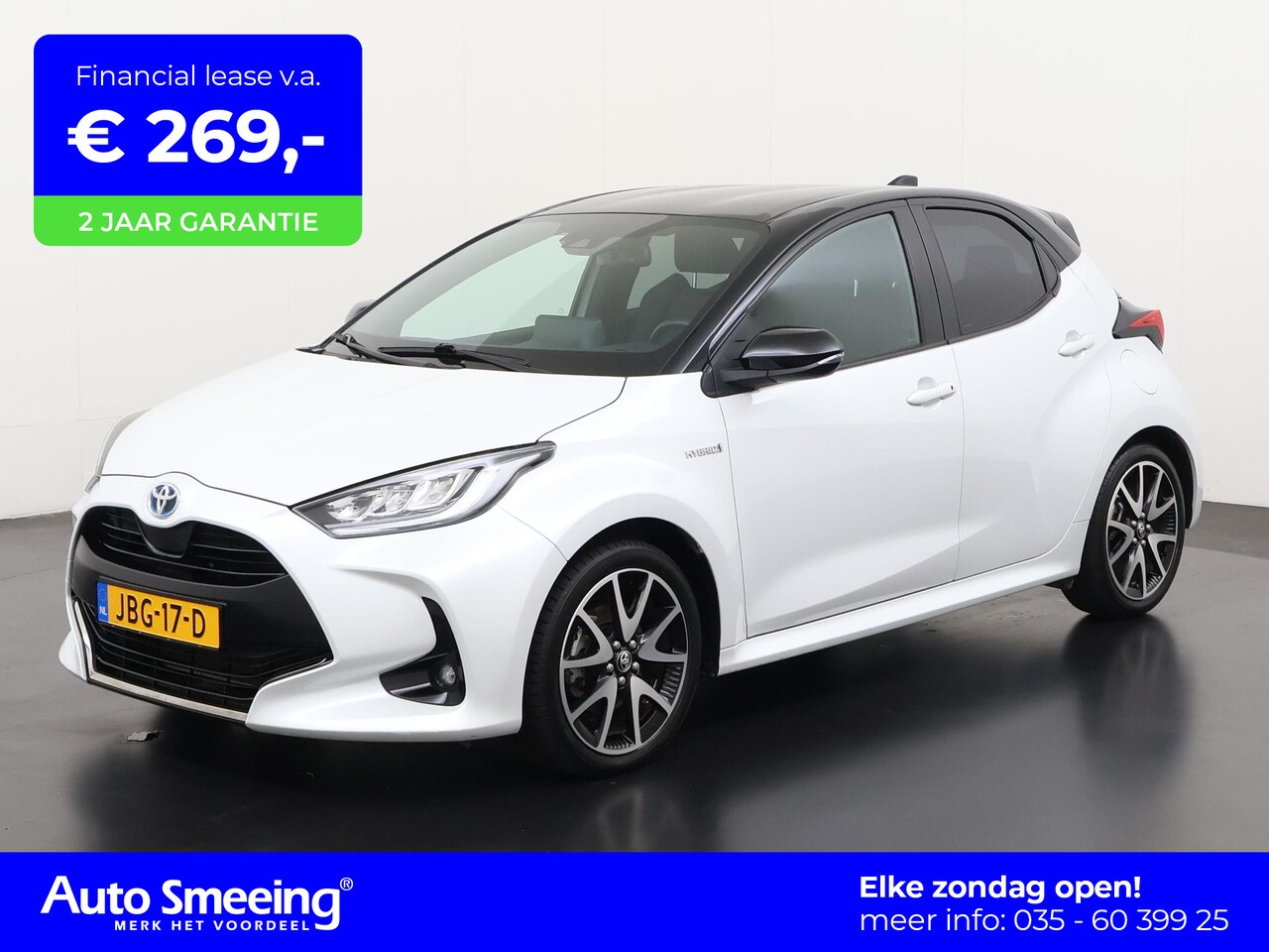 Toyota Yaris - 1.5 Hybrid Executive Bi Tone | Camera | Head-up | Adaptief Cruise | Zondag Open! - AutoWereld.nl