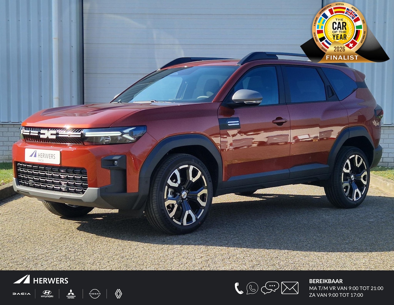 Dacia Bigster - Full Hybrid 155pk Journey / Panorama dak / Adaptieve Cruise Control / Elektrisch bedienbar - AutoWereld.nl
