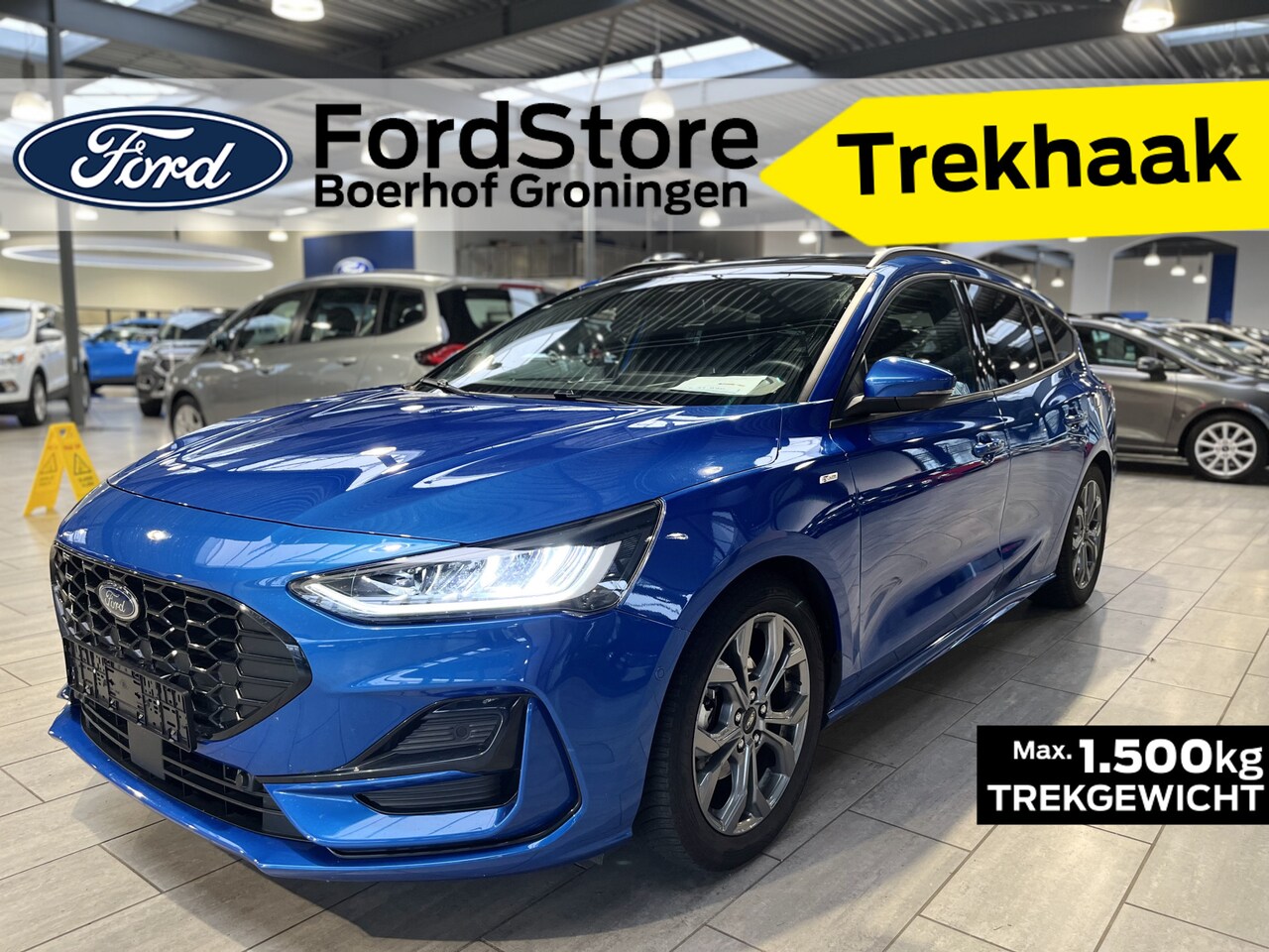 Ford Focus Wagon - ST-Line X EcoBoost Hybrid 155 pk | Pano |Trekhaak | Adapt. cruise | Winter Pack | B&O | K - AutoWereld.nl