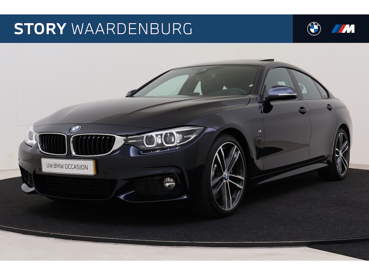 BMW 4-serie Gran Coupé - 430i High Executive M Sport Automaat / Schuif-kanteldak / Sportstoelen / Head-Up / M Sport - AutoWereld.nl