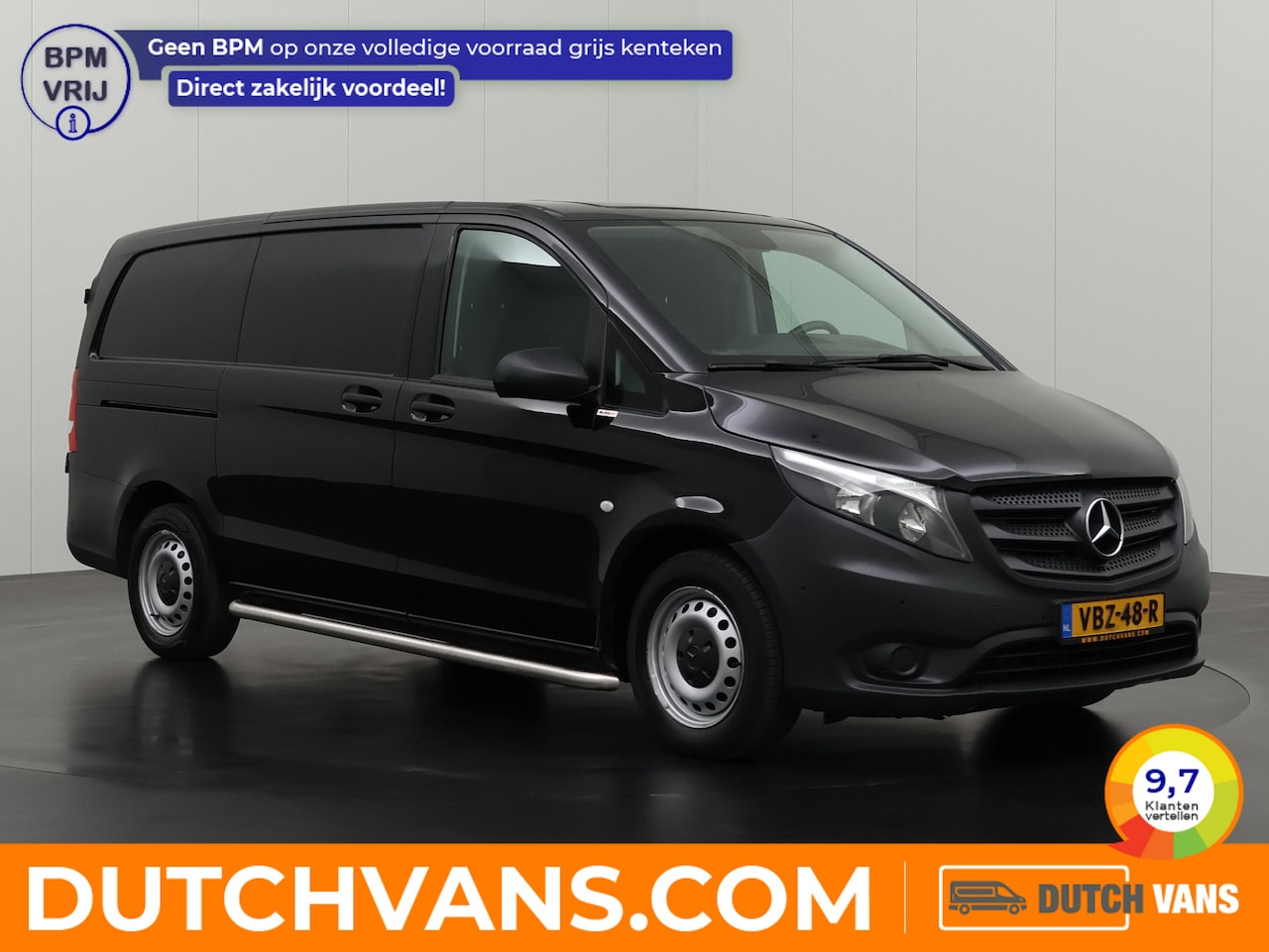Mercedes-Benz Vito - 114CDI 7G-Tronic Automaat Lang | 2xSchuifdeur | Navigatie | Camera | Airco | Cruise | Trek - AutoWereld.nl