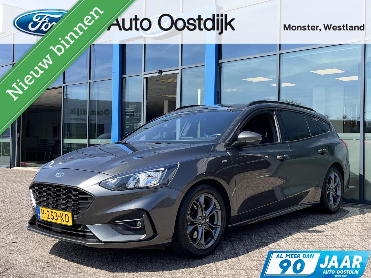 Ford Focus Wagon - 1.0 EcoBoost ST Line 125PK Cruise Navi Climate Keyless Parkeersensoren Privacy Glass 17'' - AutoWereld.nl