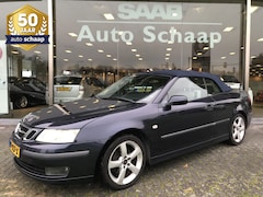 Saab 9-3 Cabrio - 2.0t Vector Automaat | Rijklaar incl garantie | Blauwe kap Parkeersensoren Mistlampen voor