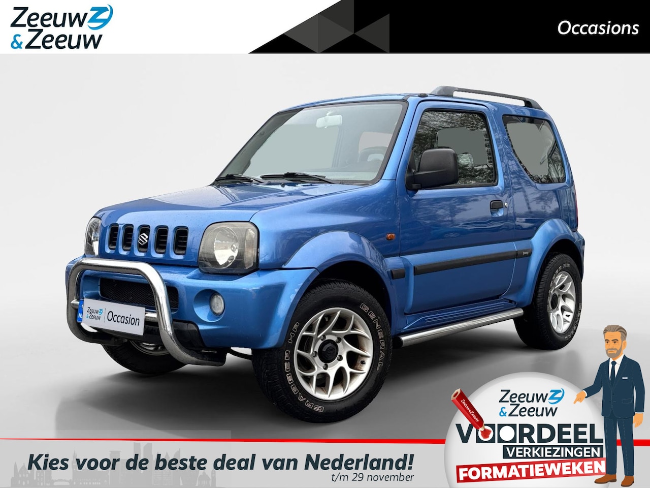 Suzuki Jimny - 1.3 JX 4WD | Net binnen! | 4 pers.  | Carplay | - AutoWereld.nl