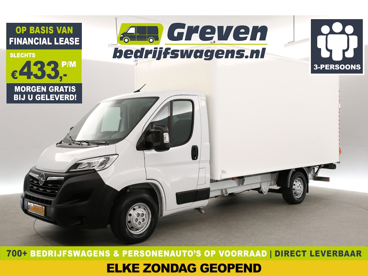 Opel Movano - 2.2D 140PK | Bakwagen | Laadklep | Laadbak | 3-Zits | Airco | Cruise - AutoWereld.nl