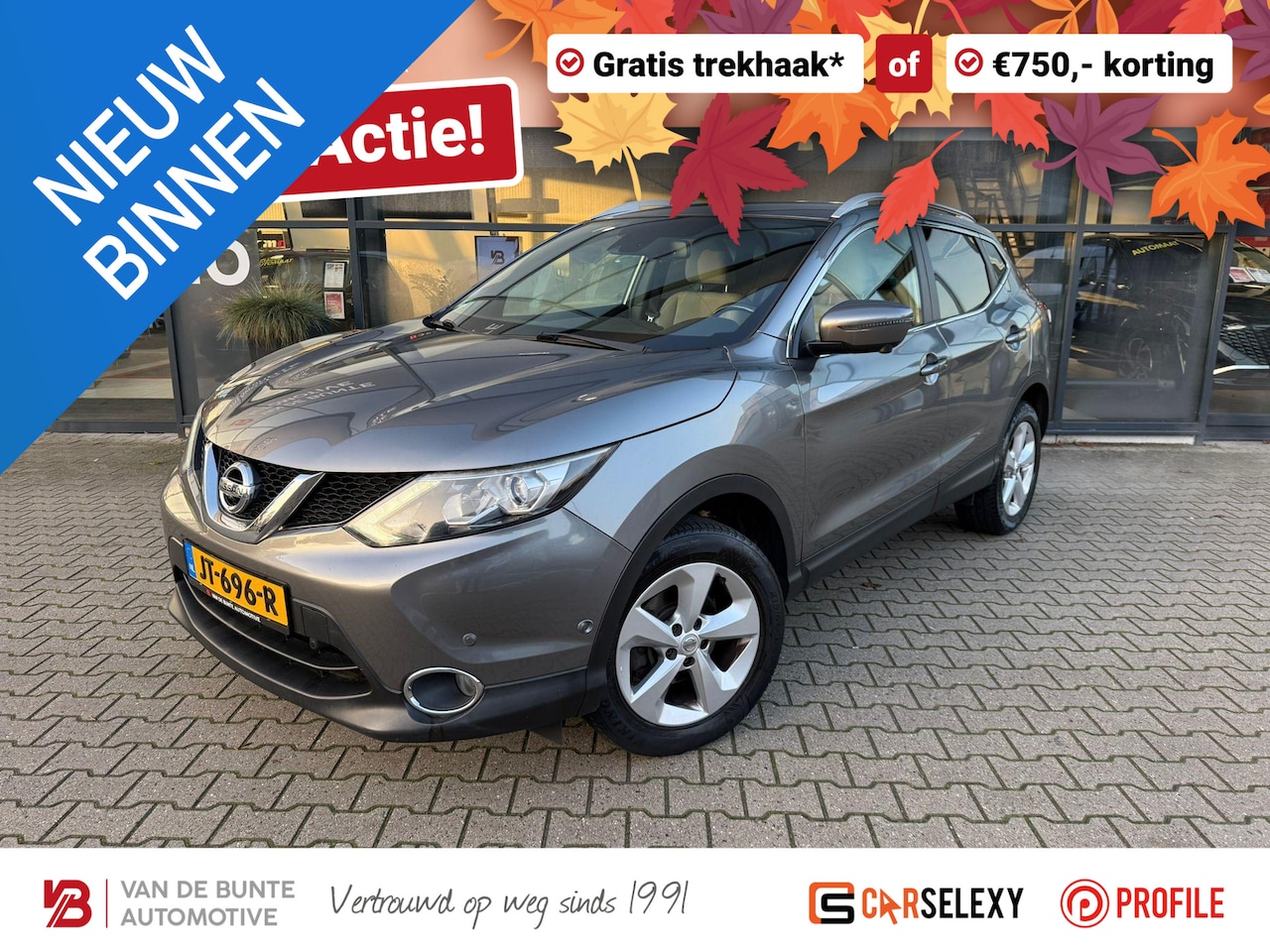 Nissan Qashqai - 1.6 Tekna 17" *Trekhaak & Stoelverwarming* - AutoWereld.nl