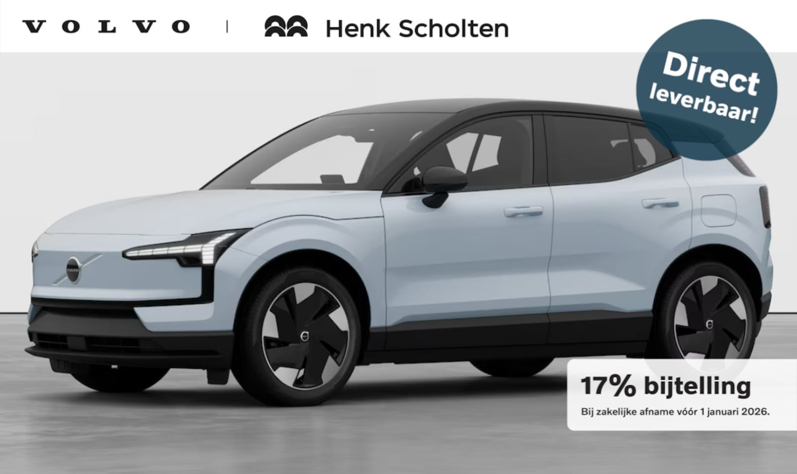 Volvo EX30 - Single Motor Extended Range Europa 69 kWh Verwarmde voorstoelen en stuurwiel | Elektrisch - AutoWereld.nl