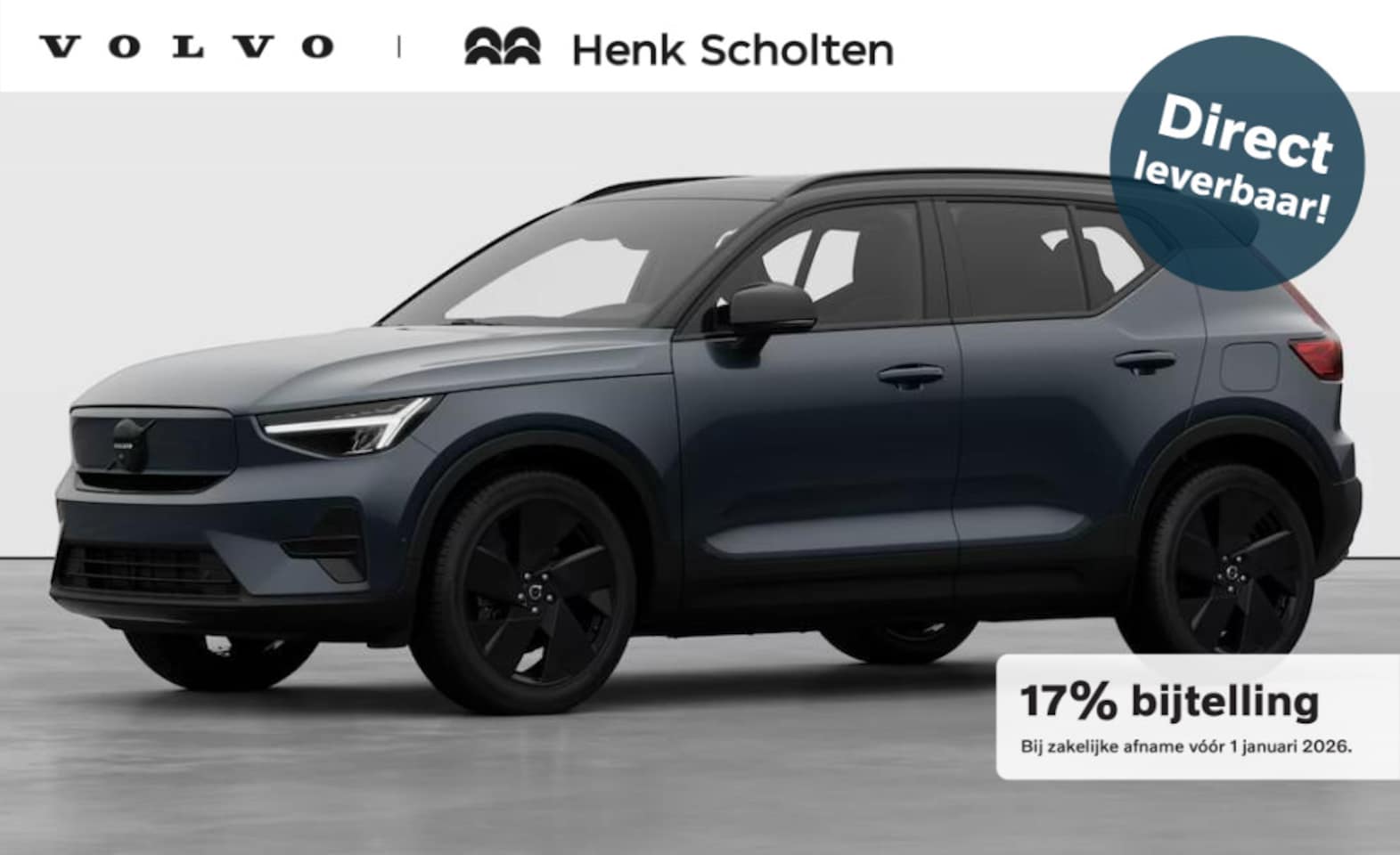 Volvo EX40 - Single Motor Extended Range Ultra Black Ed. 82 kWh | Adaptive Cruise & Pilot Assist | Pano - AutoWereld.nl