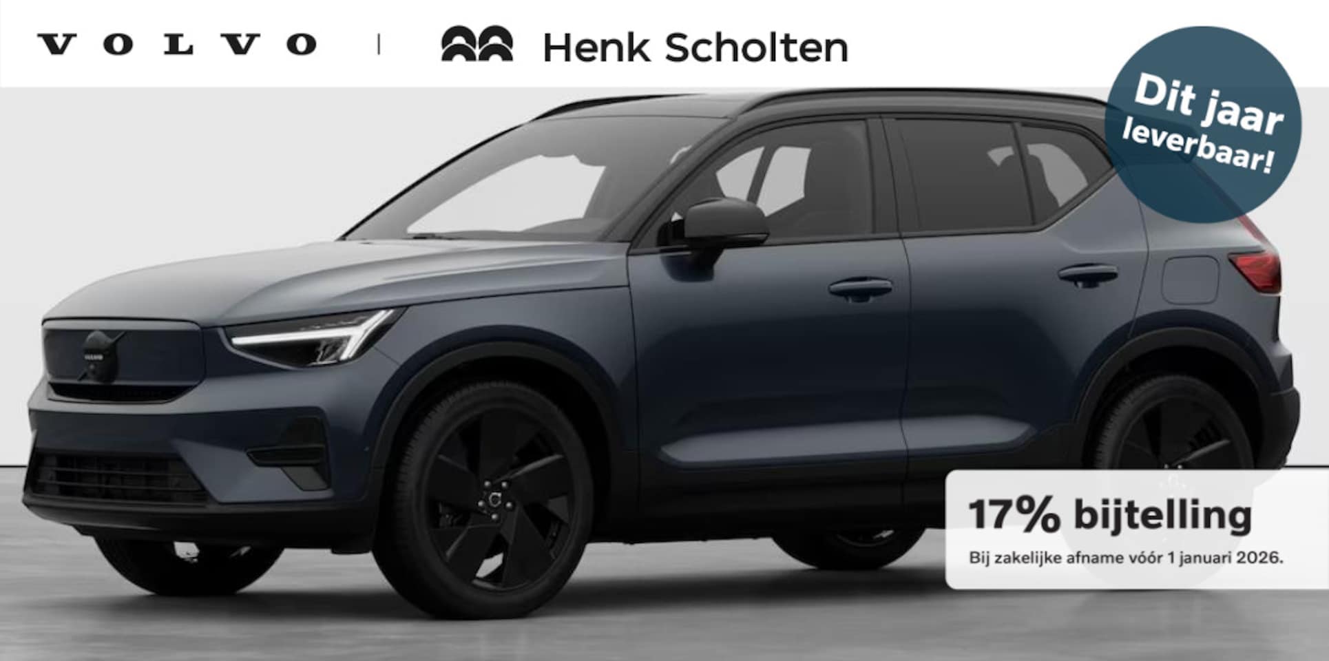 Volvo EX40 - Single Motor Extended Range Ultra Black Ed. 82 kWh | Adaptive Cruise & Pilot Assist | Pano - AutoWereld.nl