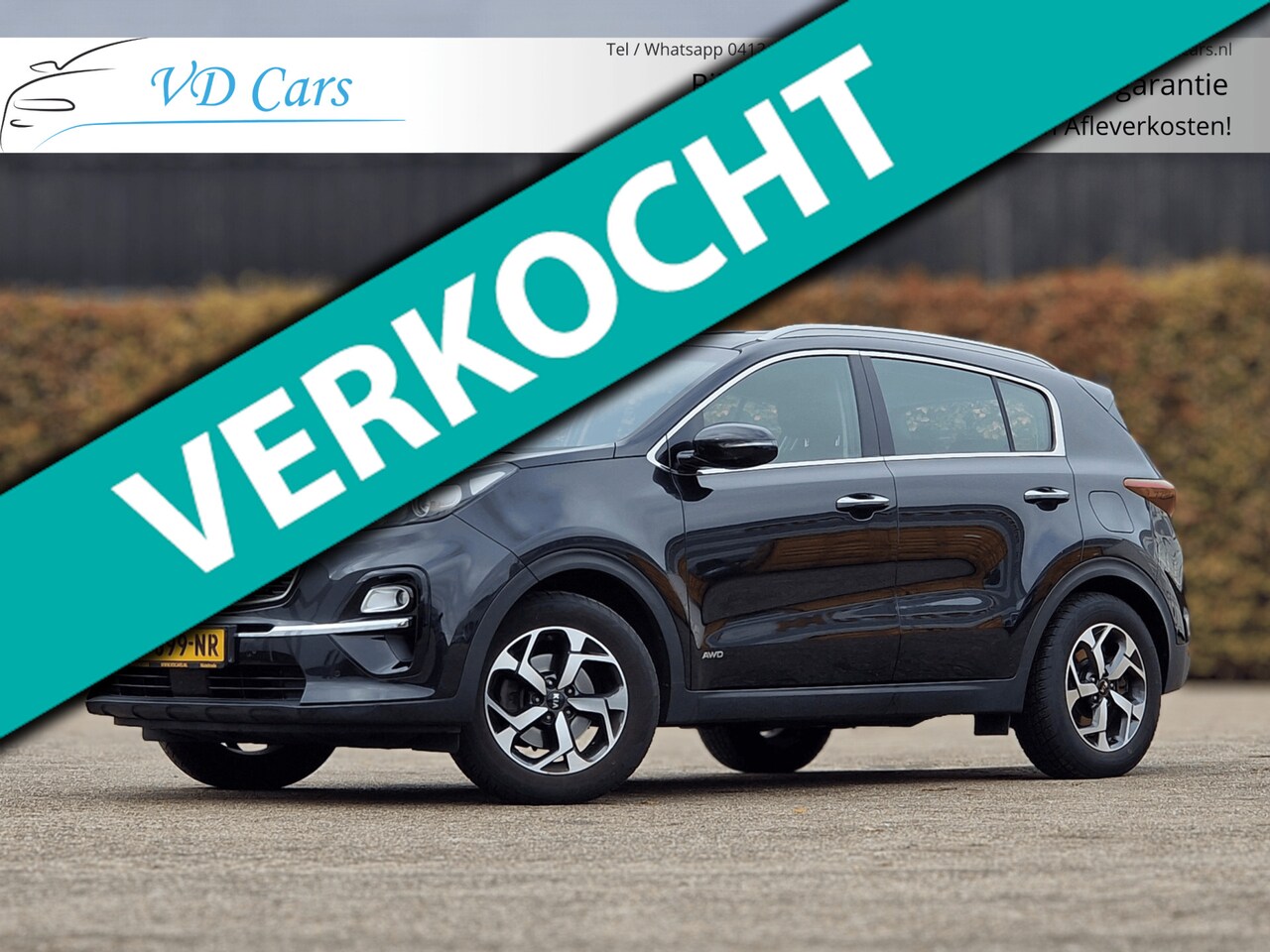 Kia Sportage - 1.6 T-GDI 4WD DynamicLine AUTOMAAT*Trekhaak*Navigatie*Camera*PDC*Cruise control*Climate co - AutoWereld.nl