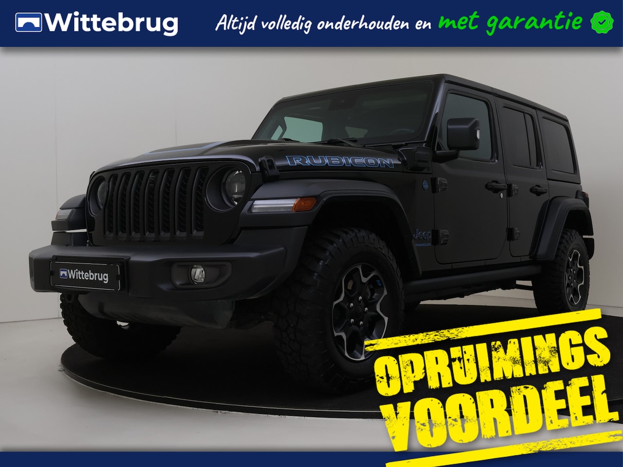 Jeep Wrangler Unlimited - 4xe 380pk Rubicon | Leder | Navigatie | Camera | Stoelverwarming - AutoWereld.nl