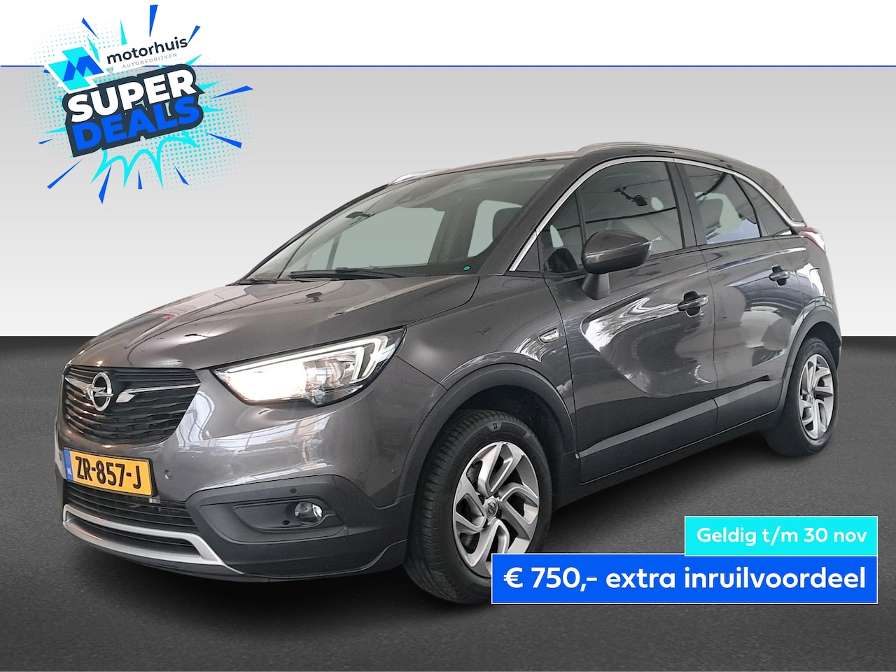 Opel Crossland X - 1.2 TURBO 110PK AUTOMAAT INNOVATION NAVI PDC ECC NAP - AutoWereld.nl