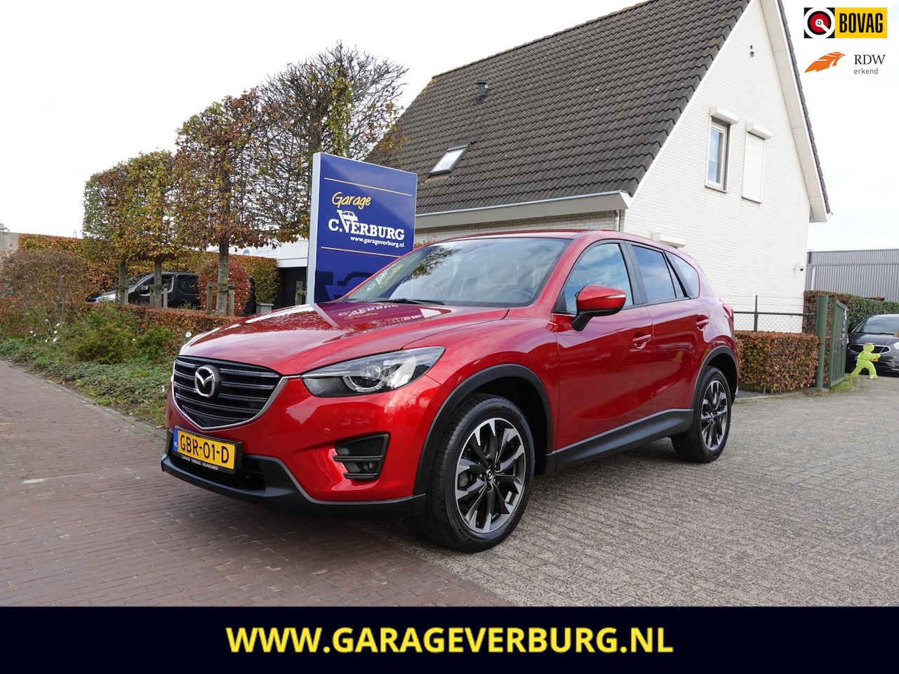 Mazda CX-5 - 2.0 SkyActiv-G 165 GT-M AWD Automaat NAKAMA (Navi,Camera,Trekhaak,Cruise,BOSE,Keyless,Stoe - AutoWereld.nl