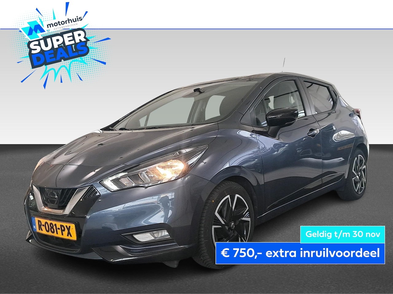 Nissan Micra - 1.0 IG-T 92PK N-DESIGN NAVI AIRCO 5DRS - AutoWereld.nl