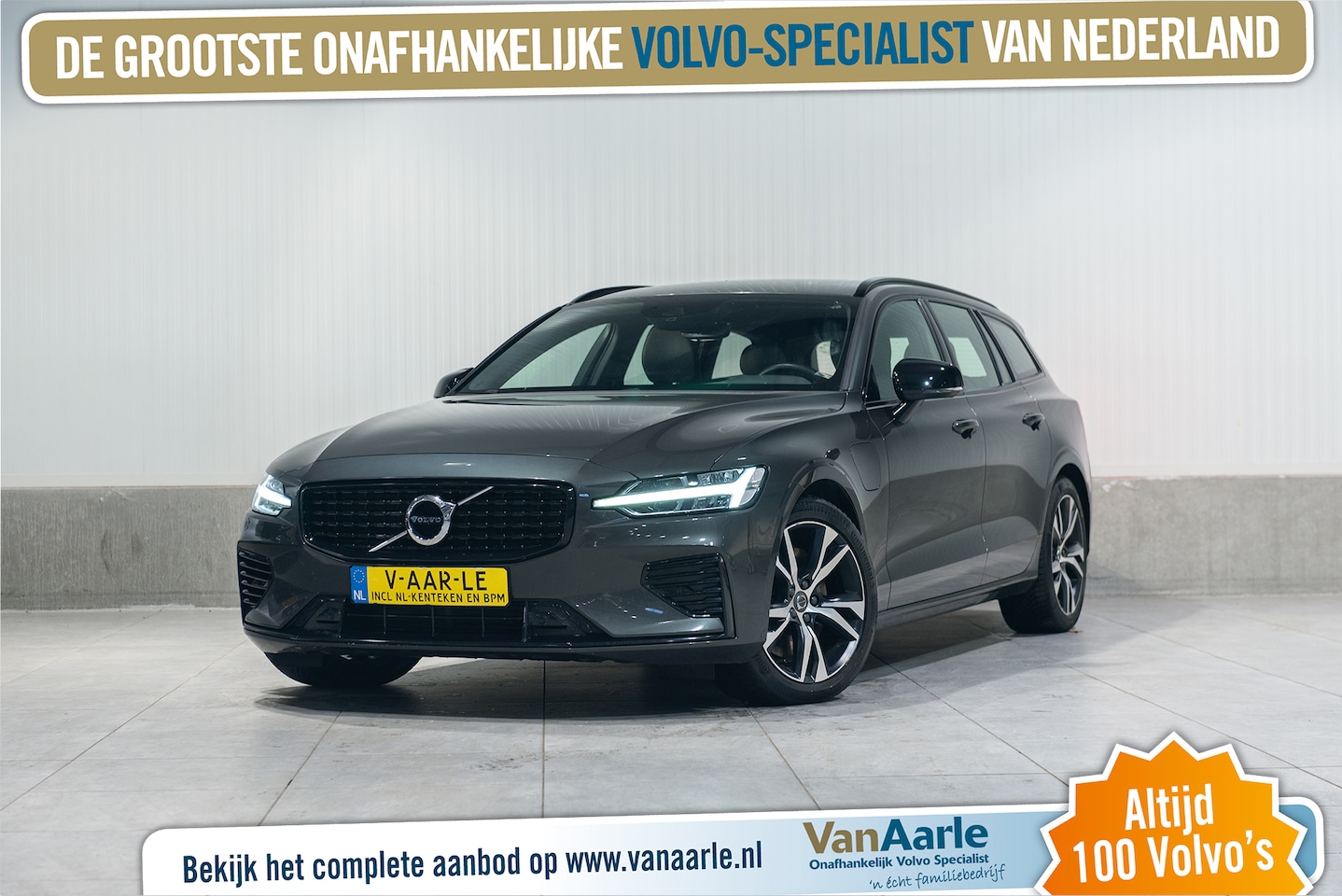 Volvo V60 - T6 Aut. Plug-in Hybrid R-Design Leder Parkeercamera 340pk - AutoWereld.nl