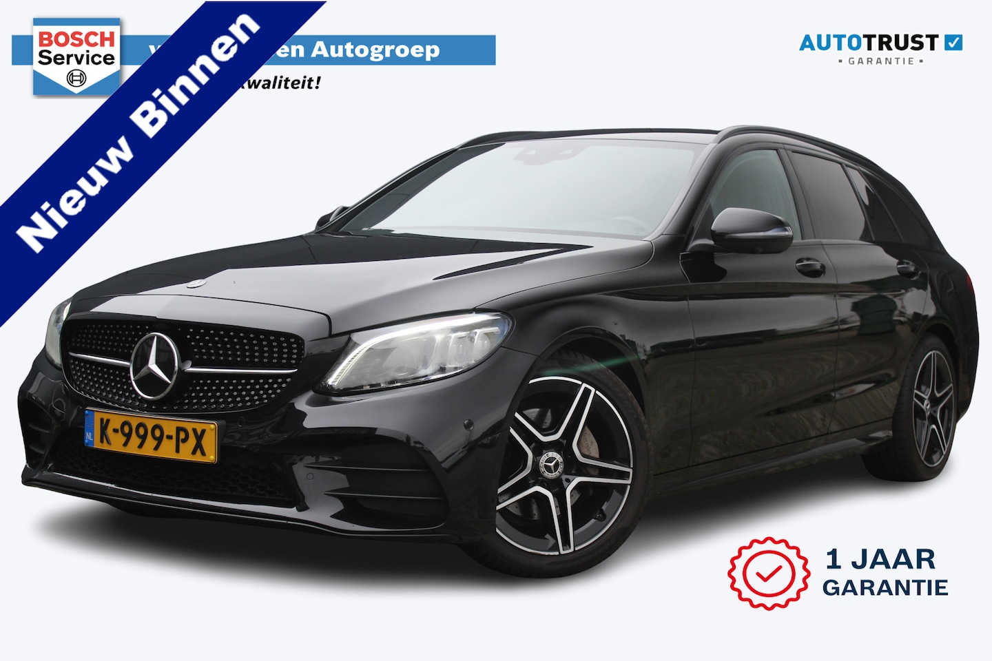 Mercedes-Benz C-klasse Estate - 200 Business Solution AMG 184pk | Incl. 12 maanden garantie 1e Eigenaar | 360 Camera | Sto - AutoWereld.nl