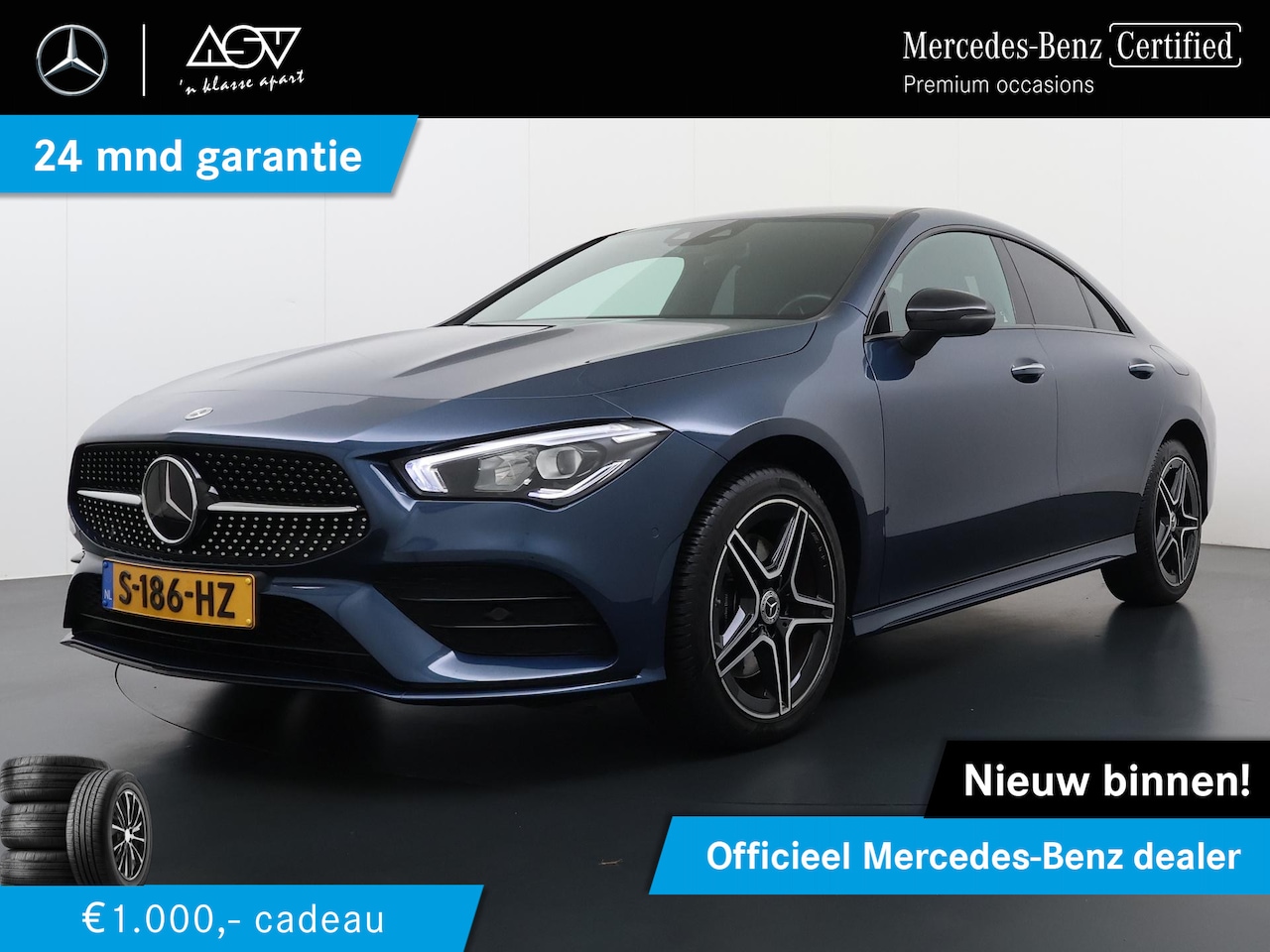 Mercedes-Benz CLA-Klasse - 250 e AMG Line | Sfeerverlichting | Distronic Cruise Control | Night Pakket | Achteruitrij - AutoWereld.nl