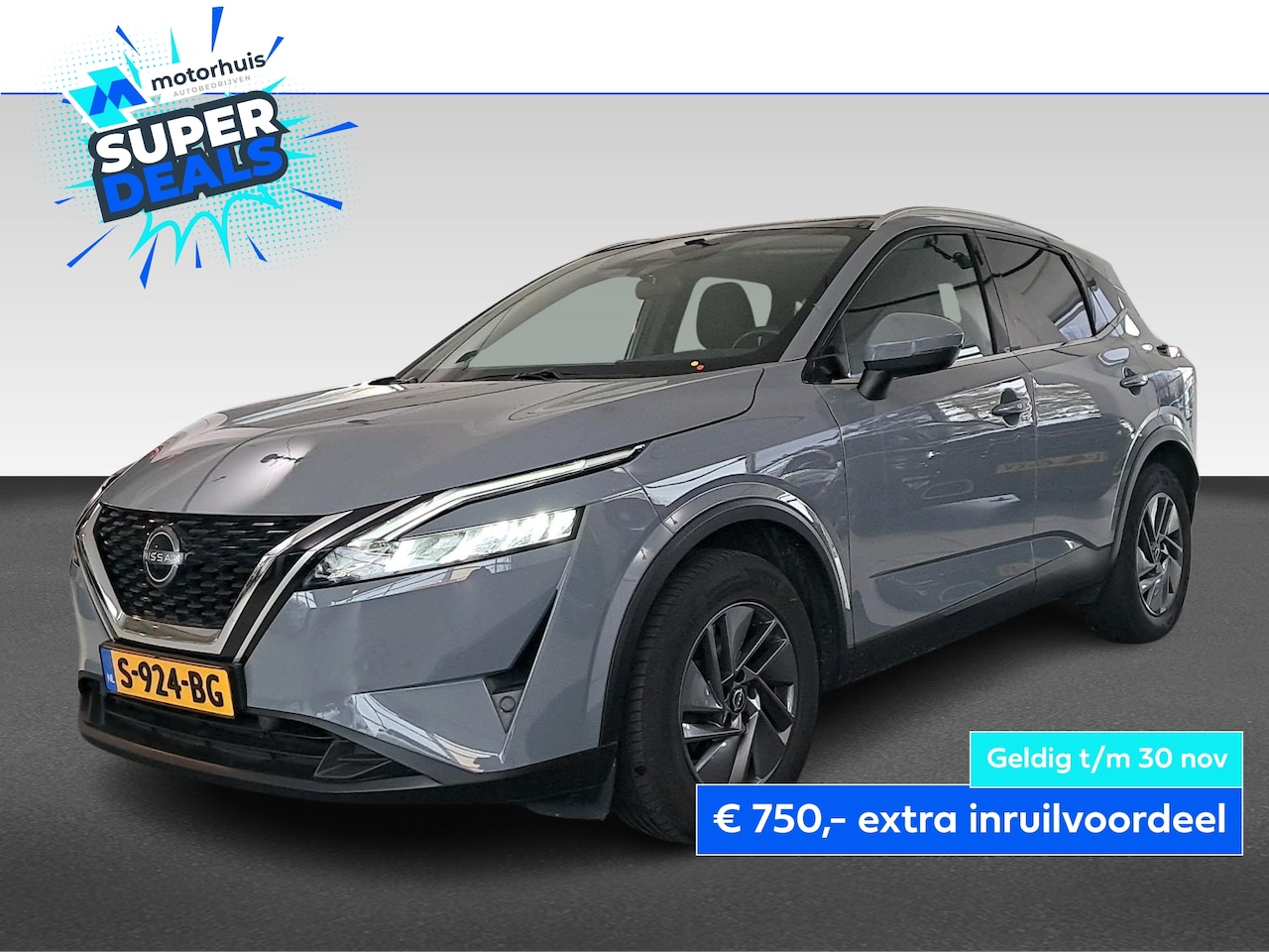 Nissan Qashqai - 1.3 Mild-Hybrid 160PK AUTOMAAT ACENTA PANO LED CAMERA ECC - AutoWereld.nl