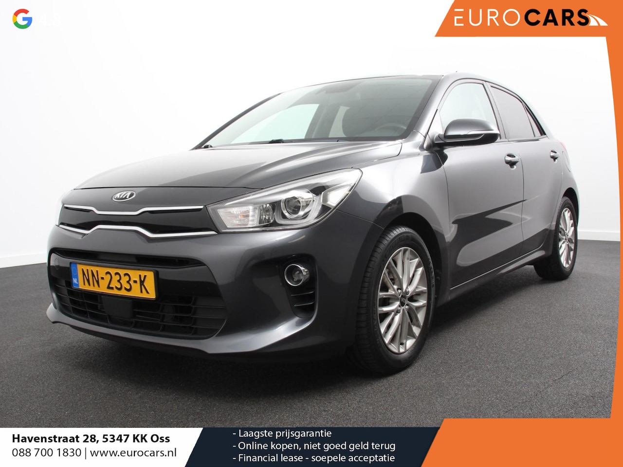 Kia Rio - 1.0 TGDI First Edition Airco | Cruise contol | Achteruitrijcamera | Parkeersensoren achter - AutoWereld.nl