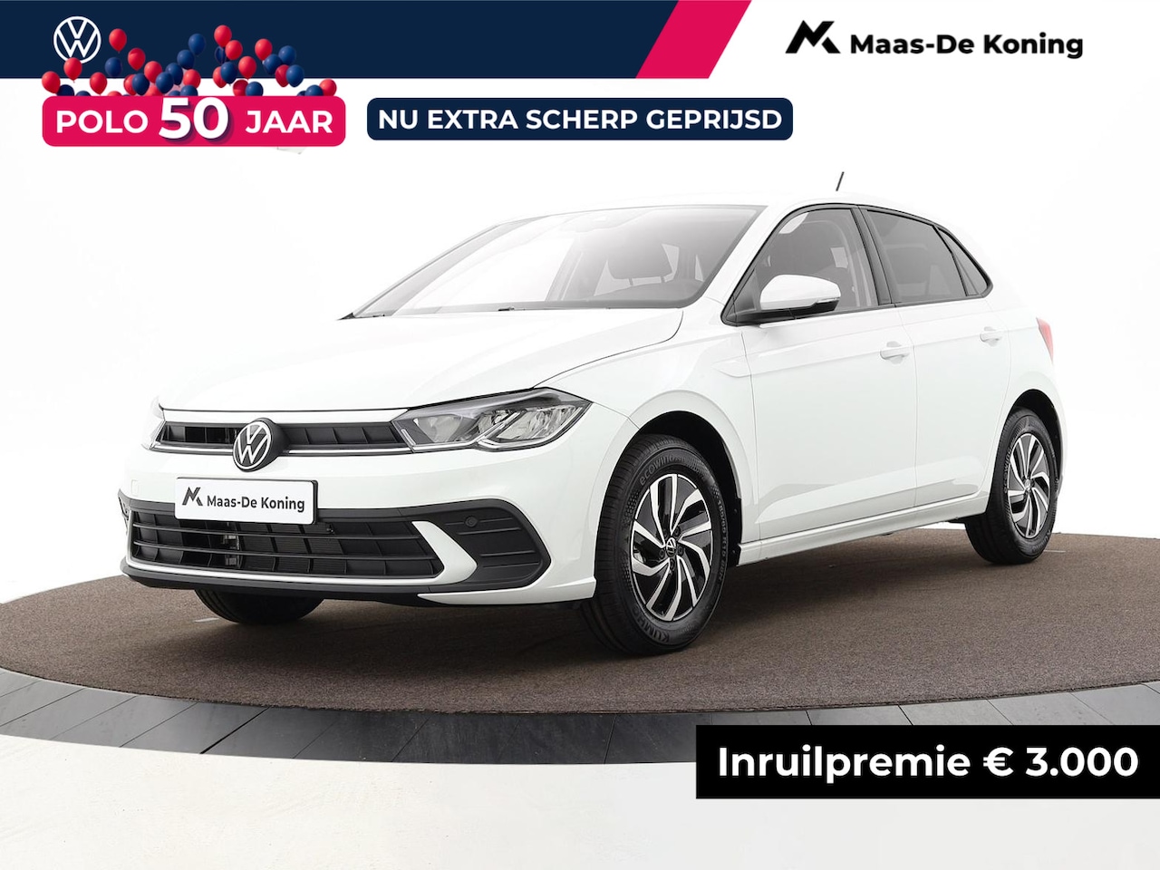 Volkswagen Polo - Life Edition 1.0 70 kW / 95 pk 5 versn. Hand · Airconditioning automatisch, 2-zone (climat - AutoWereld.nl