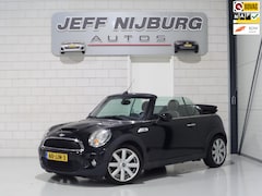 MINI Cabrio - 1.6 Cooper S "Origineel NL" Cognac-Leer Stoelverwarming Bluetooth Navigatie Cruise-control