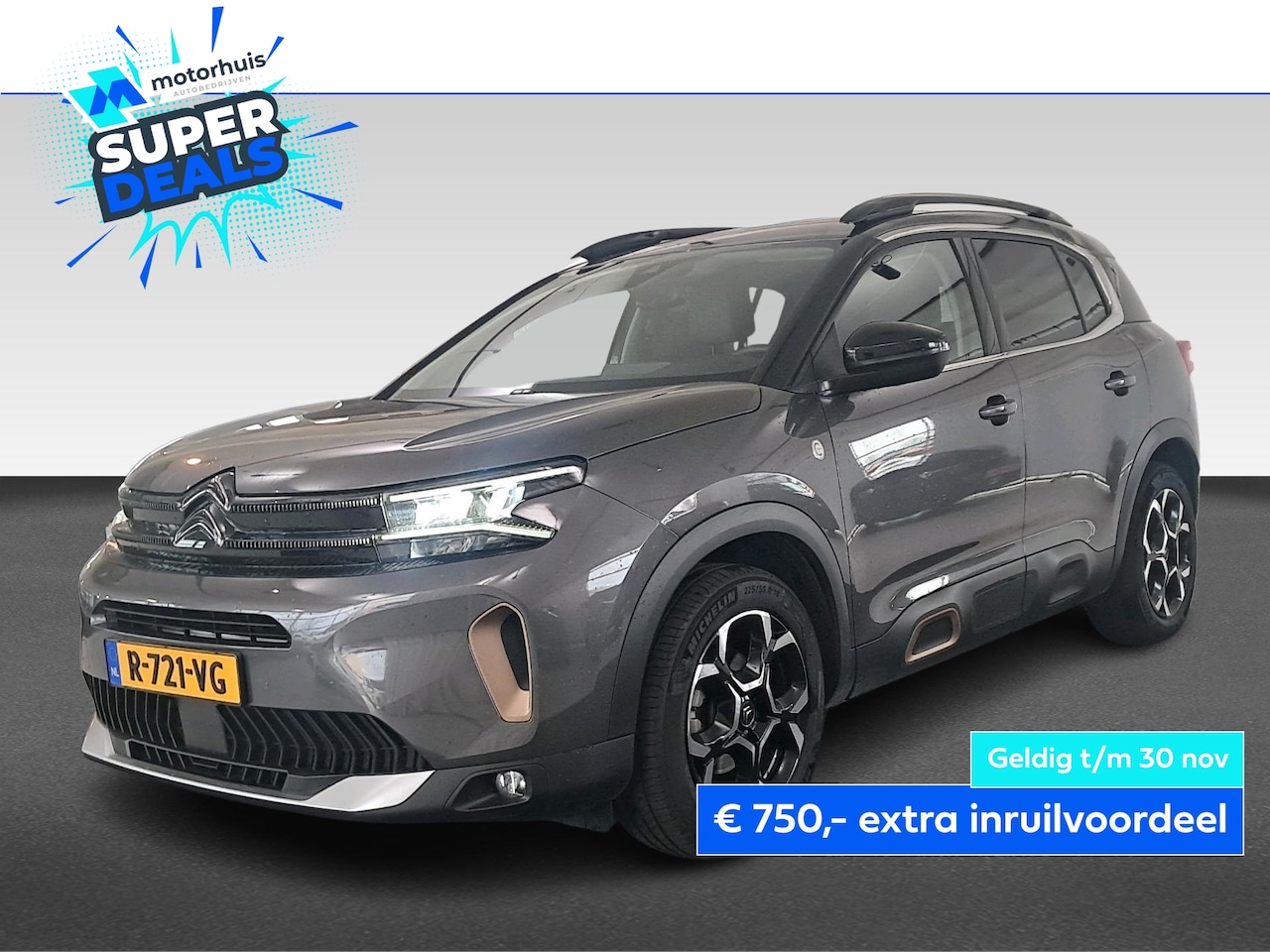 Citroën C5 Aircross - 1.2 TURBO 130PK AUTOMAAT C-SERIES NAVI CAMERA PDC NAP - AutoWereld.nl