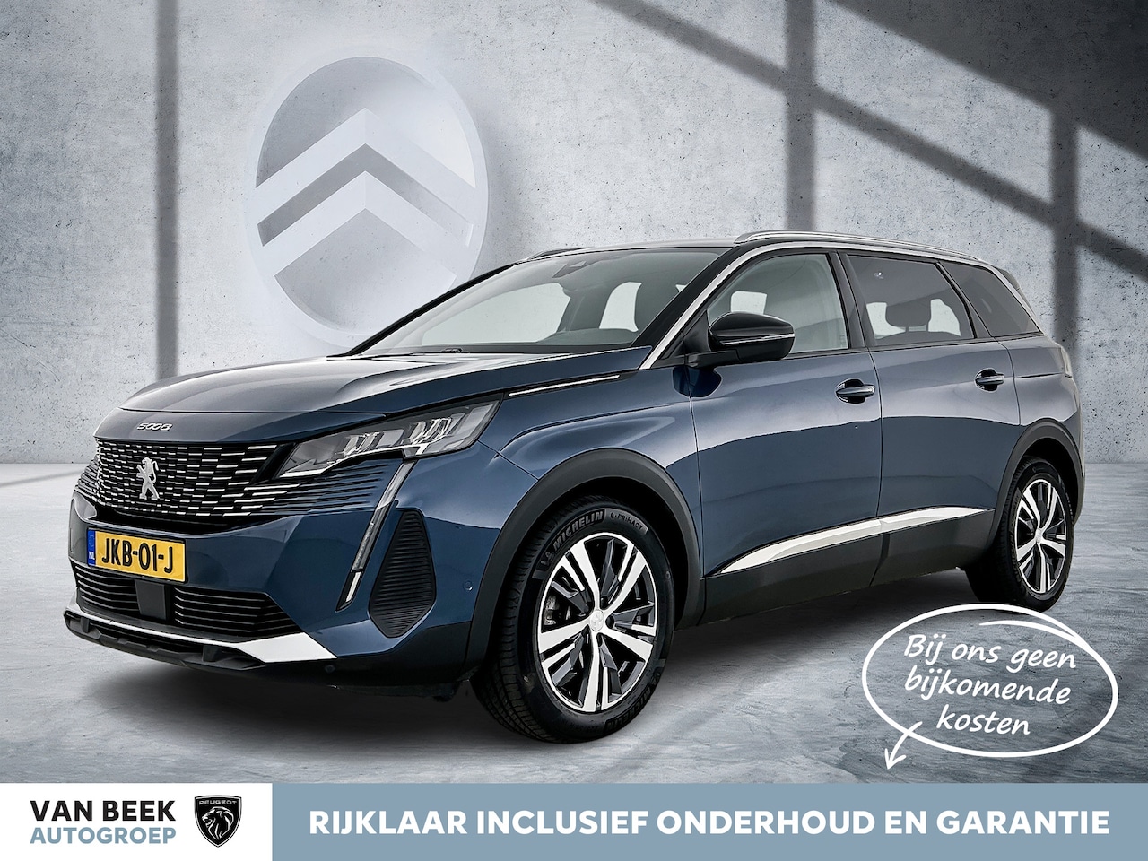 Peugeot 5008 - Hybrid 145 PK Automaat Allure Pack Business | iCockpit | Elektrische achterklep | 360 came - AutoWereld.nl