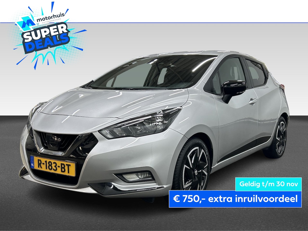 Nissan Micra - 1.0 IG-T 92PK N-DESIGN NAVI TEL PDC CRUISE NAP - AutoWereld.nl