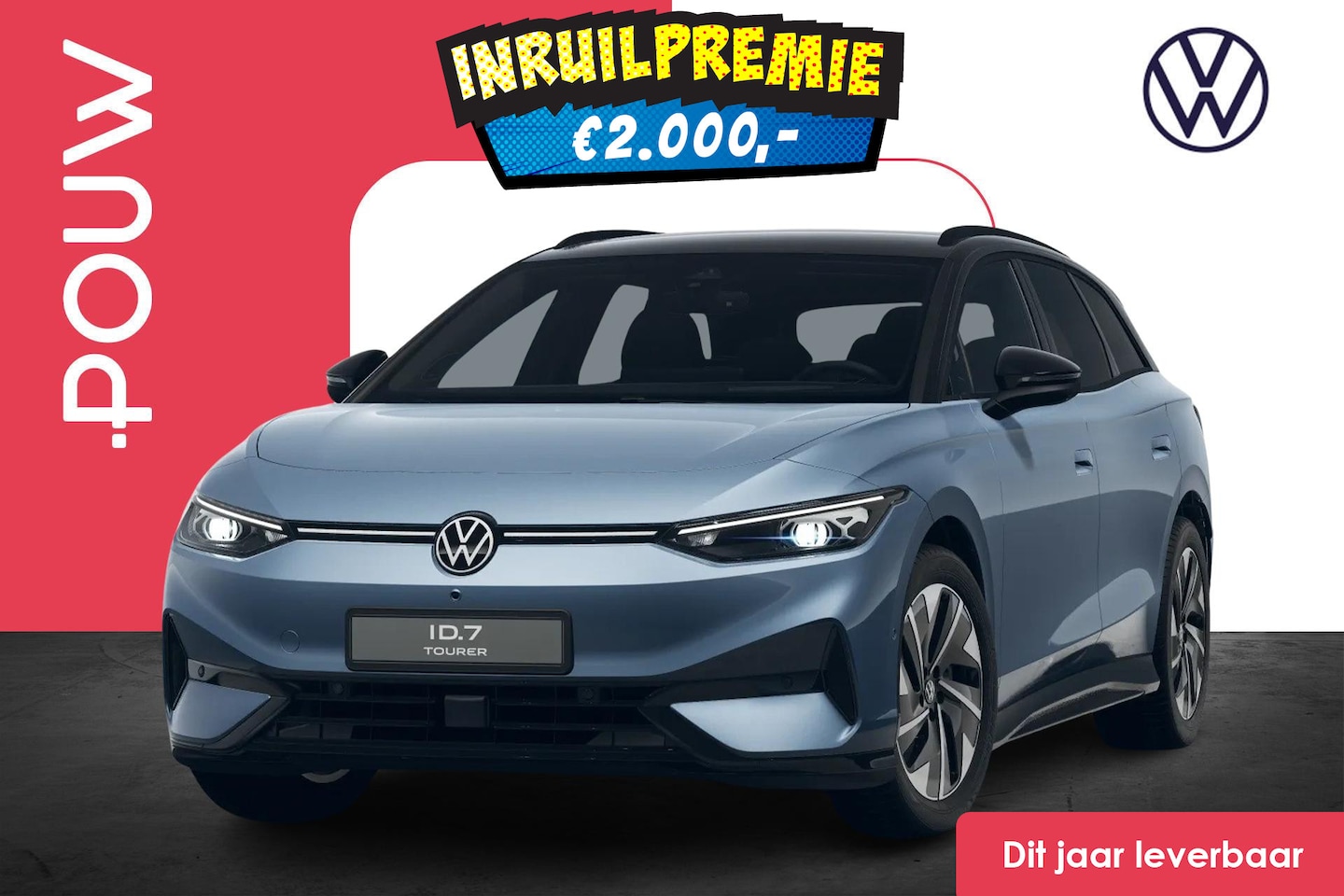 Volkswagen ID.7 Tourer - 286pk Pro Limited Edition 77 kWh | Trekhaak Inklapbaar | LMV 20'' - AutoWereld.nl
