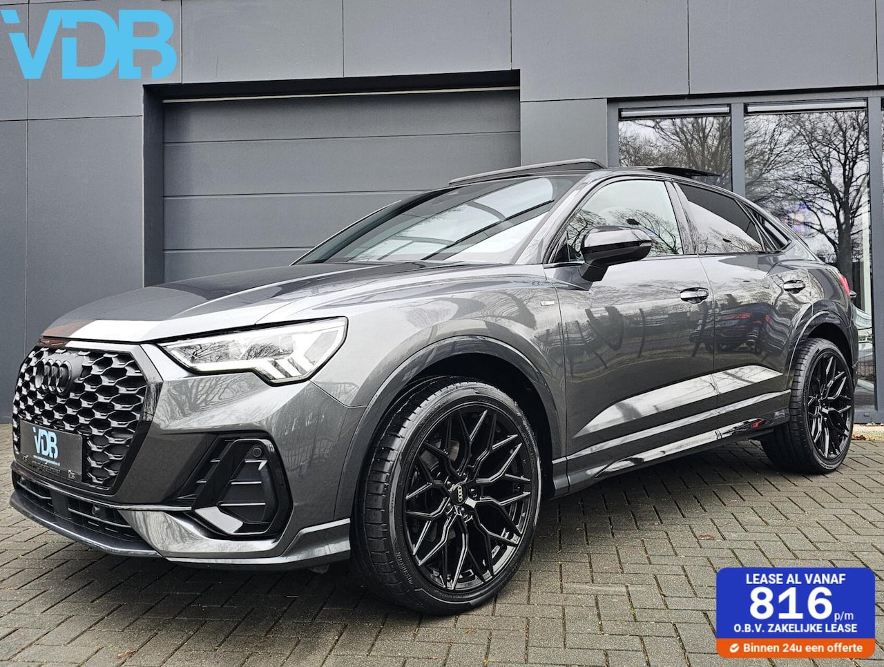 Audi Q3 Sportback - 35 TFSI S-Line BLACK EDITION PANO LAGE KM! - AutoWereld.nl