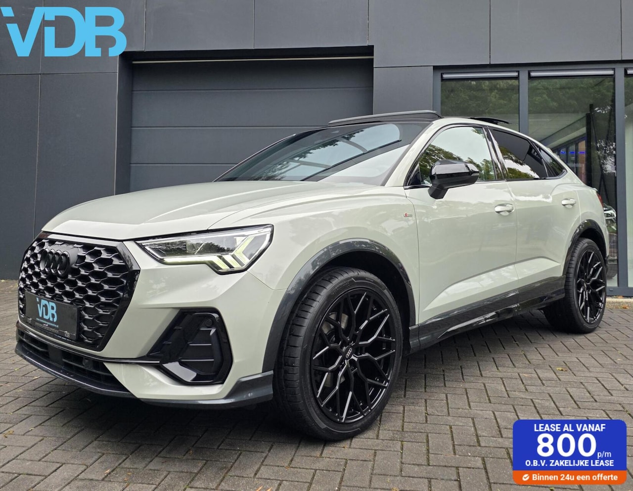 Audi Q3 Sportback - 35 TFSI S-Line BLACK STYLE TAUSSILVER PANO - AutoWereld.nl