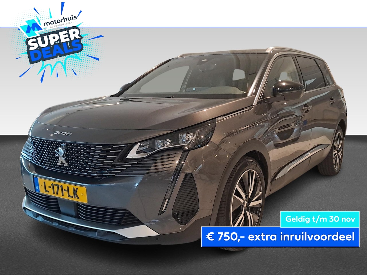 Peugeot 5008 - 1.2 PureTech 130pk S&S EAT8 Automaat Blue Lease GT 7p - AutoWereld.nl