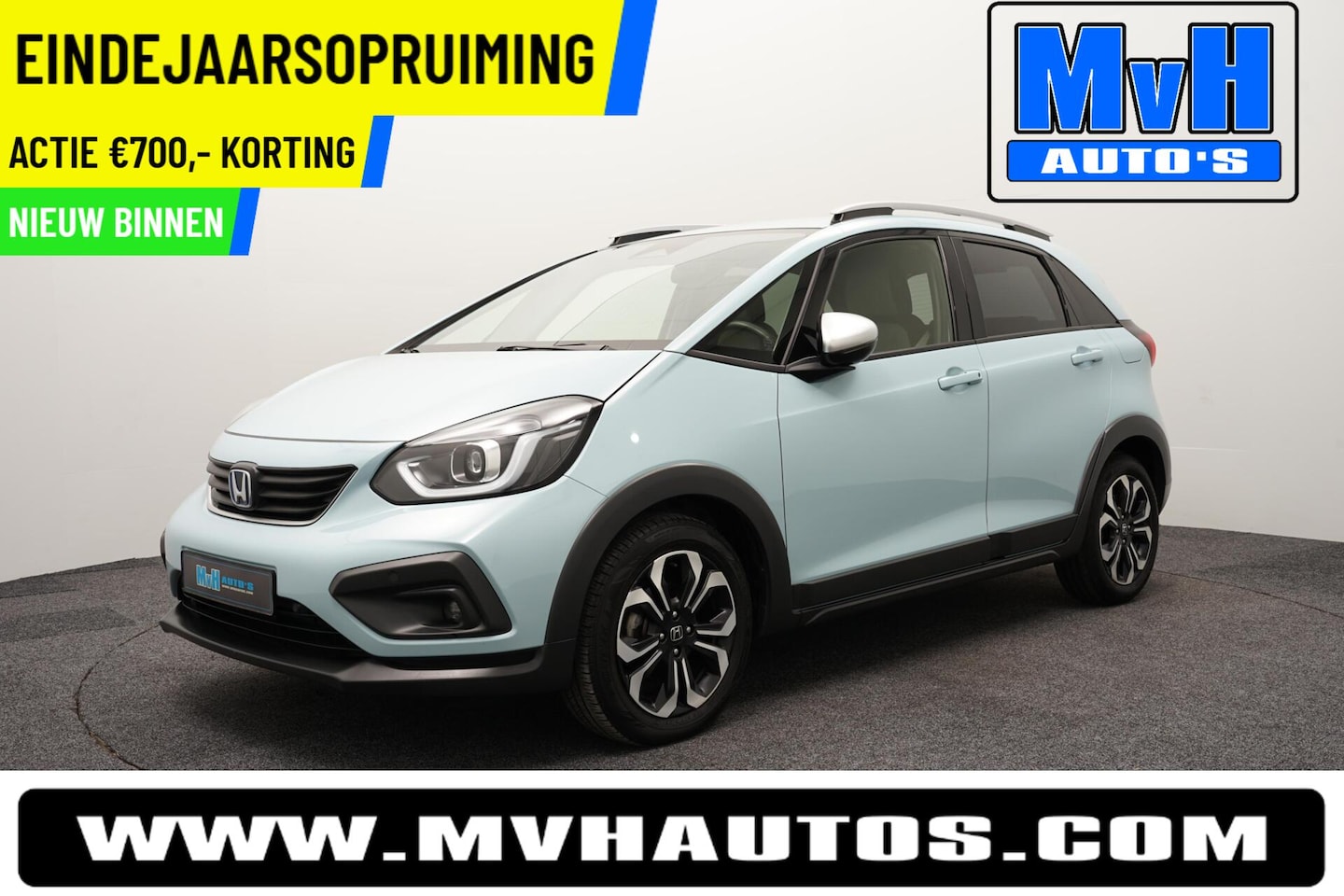 Honda Jazz - 1.5 e:HEV Crosstar|ACC|CAMERA|CARPLAY|STOELVERW - AutoWereld.nl