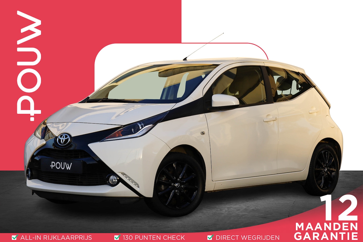 Toyota Aygo - 1.0 VVT-i 69pk x | Airco | Achteruitrijcamera | 15" Velgen - AutoWereld.nl