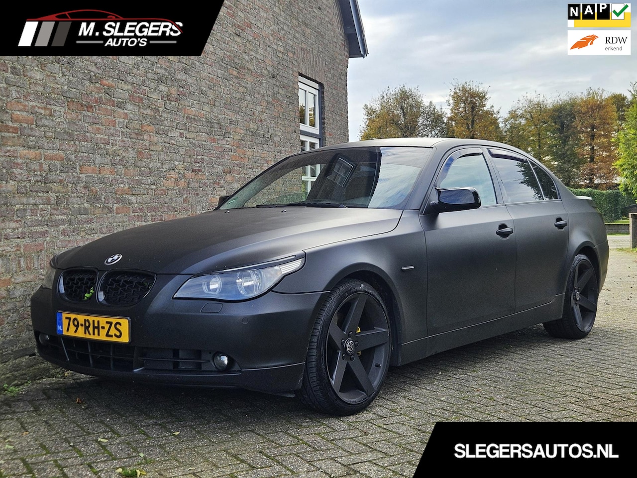 BMW 5-serie - 525i*Leder*Kleppensysteem*Nap*APK - AutoWereld.nl