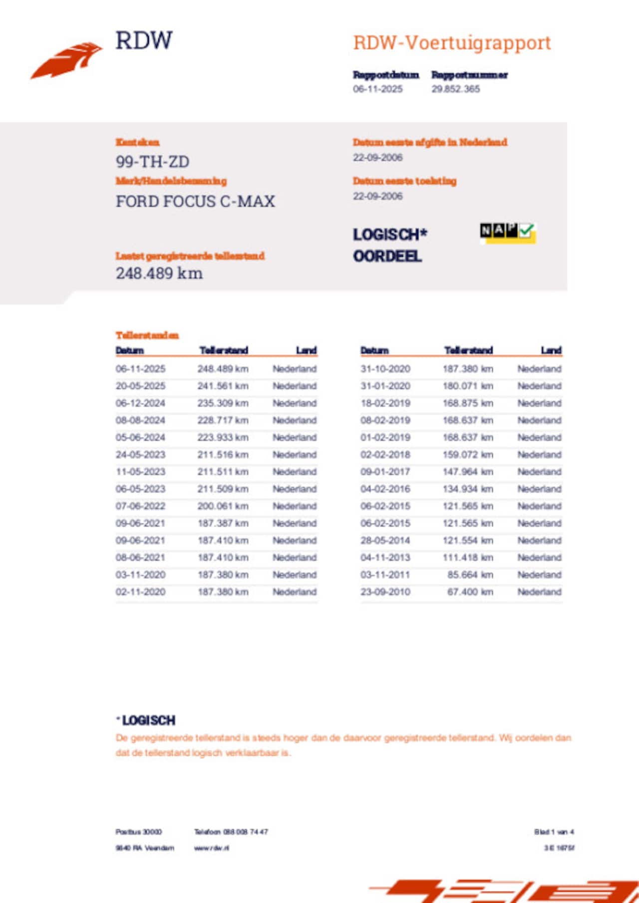 Ford Focus C-Max - 1.6-16V Futura 1.6-16V Futura - AutoWereld.nl