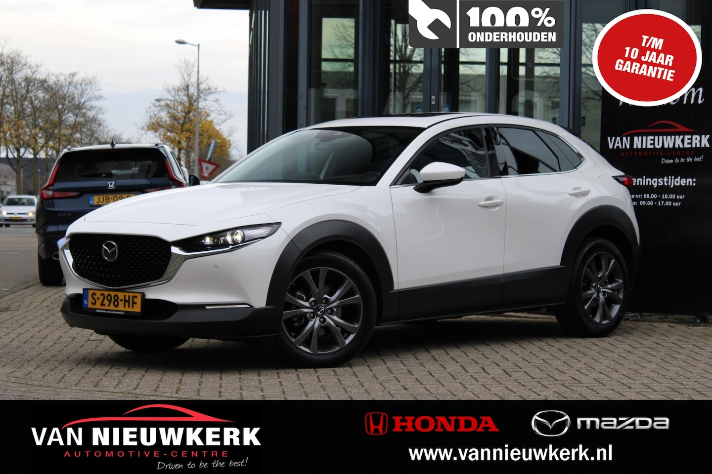 Mazda CX-30 - E-Skyactiv X M-Hybrid 186pk Luxury Opendak 360 BOSE Leder 1e Eigenaar - AutoWereld.nl