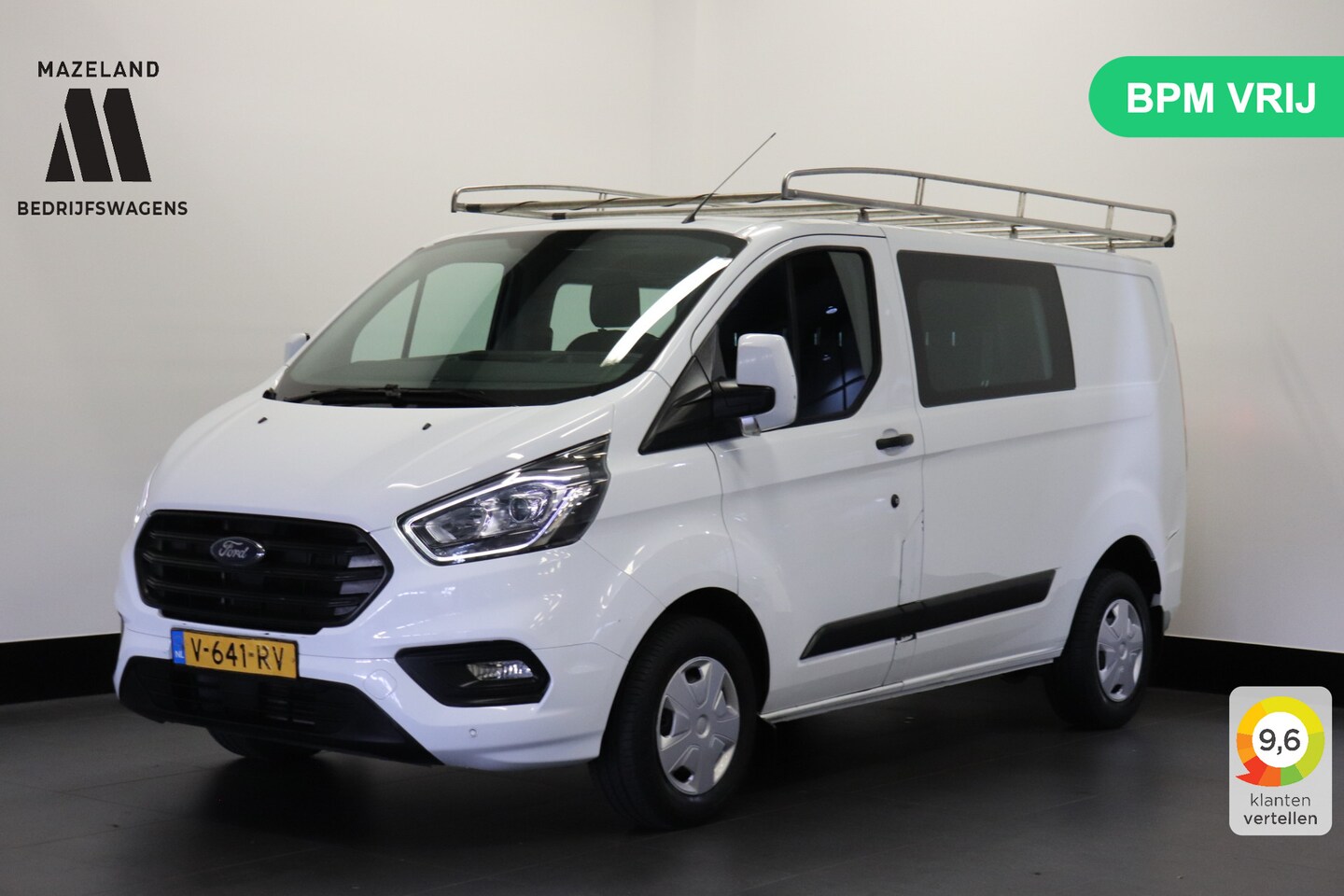 Ford Transit Custom - 2.0 TDCI Dubbele Cabine EURO 6 - Airco - Cruise - PDC - € 13.900,- Excl. - AutoWereld.nl