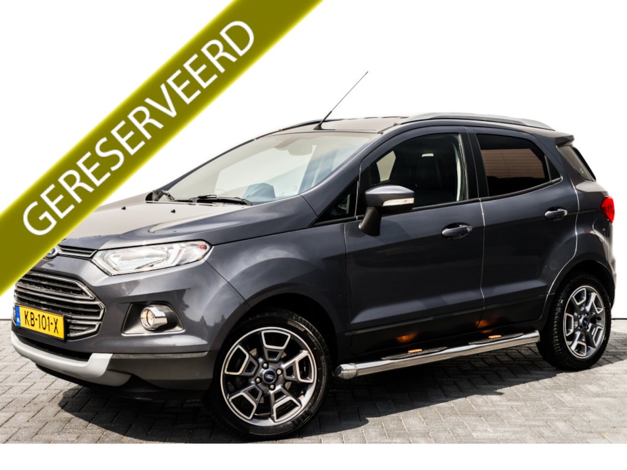 Ford EcoSport - 1.0 EcoBoost Titanium RIJKLAAR INCL: GARANTIE |Trekhaak | Sidebars | Trekhaak | Airco | Pa - AutoWereld.nl