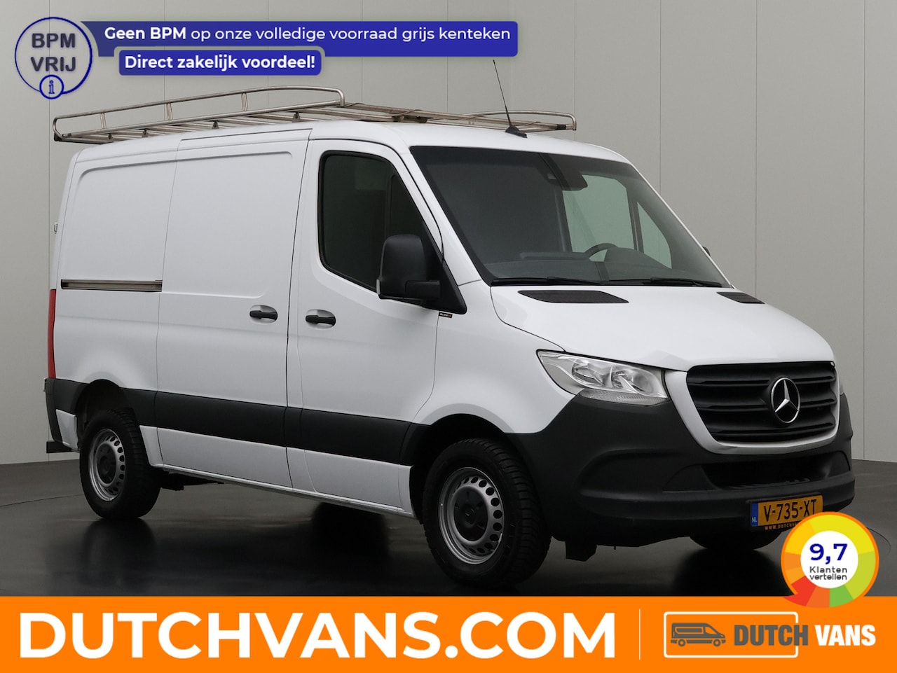 Mercedes-Benz Sprinter - 314CDI 7G-Tronic Automaat L1H1 | Imperiaal | Trekhaak | Navigatie | Camera | 3-Persoons - AutoWereld.nl
